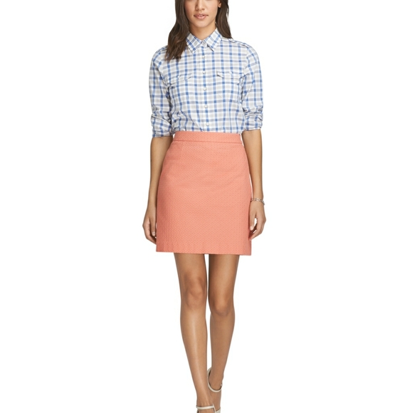 Brooks Brothers Red Fleece Rose Mini A-Line Skirt - Picture 14 of 14